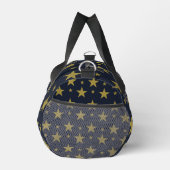 Golden Stars on Navy Blue - Elegant und zeitlos Duffle Bag (Rechts)