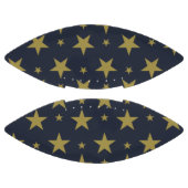 Golden Stars on Navy Blue - Elegant und zeitlos Football (Paneele)