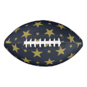 Golden Stars on Navy Blue - Elegant und zeitlos Football (Vorderseite)