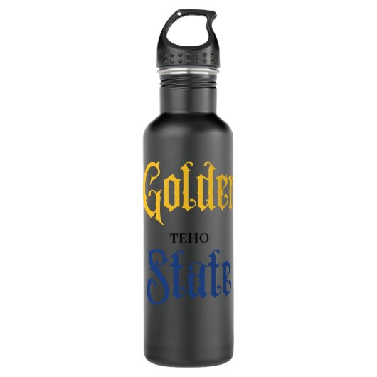 Golden State - TEHO Edelstahlflasche (Vorderseite)