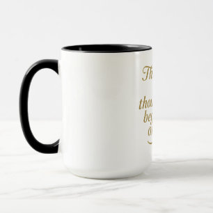 Golden Step Forward Tasse