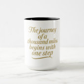 Golden Step Forward Tasse (Zentrum)