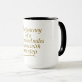 Golden Step Forward Tasse (VorderseiteRechts)