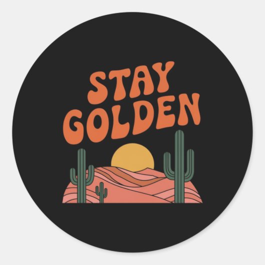 Golden Sticker bleibe (Vorderseite)