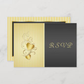 Golden stieß UAWG RSVP Karte (Vorne/Hinten)