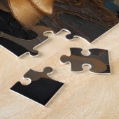 Golden Storm Horses in the Night Sky Puzzle (Seite)