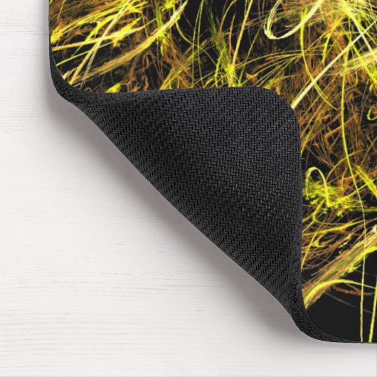 Golden Strands Fraktal Mousepad (Ecke)