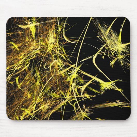 Golden Strands Fraktal Mousepad (Vorne)