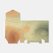 Golden Strata | Peach Burnt Orange Green Agate Geschenkschachtel (Ungefaltet)