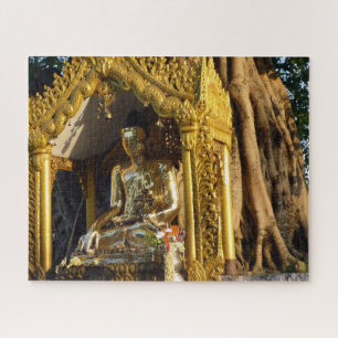 golden stupa buddha puzzle