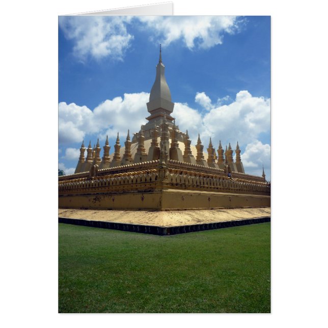 golden stupa laos (Vorne)