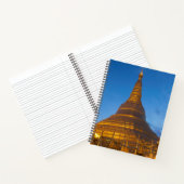 Golden Stupa Pagoga Notizbuch (Innenseite)