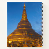 Golden Stupa Pagoga Notizbuch (Rückseite)