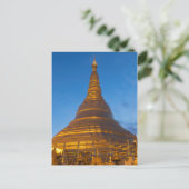 Golden Stupa Postkarte (Stehend Vorderseite)