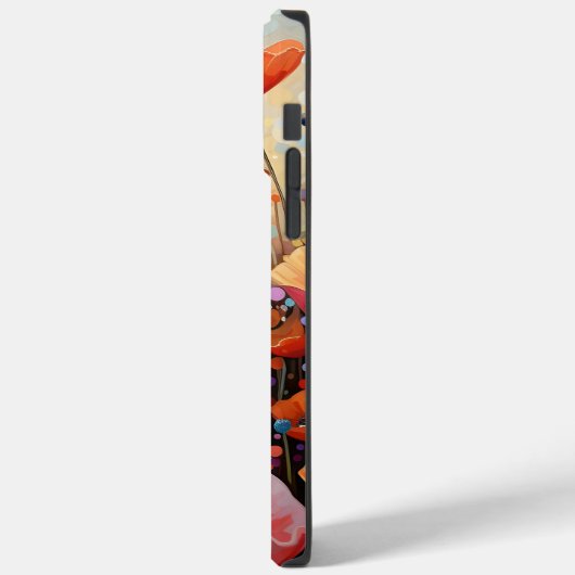 Golden Summer Glow Poppy Paradise Case-Mate iPhone Hülle (Rückseite / Links)