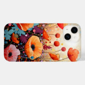 Golden Summer Glow Poppy Paradise Case-Mate iPhone Hülle (Rückseite (Horizontal))