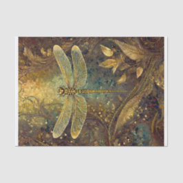 Golden Summer King, Gossamer Dragonfly Seidenpapier