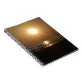 Golden Summer Sunset Reflektion am Strand Notizblock (Rechte Seite)
