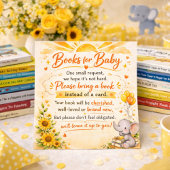 Golden Sun Baby Book Style Begleitkarte