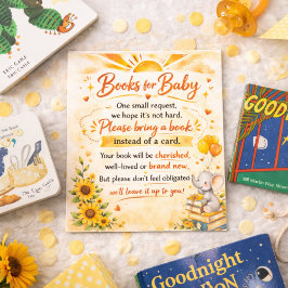 Golden Sun Baby Book Style Begleitkarte