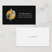 Golden Sun Koi Carps Visitenkarte (Vorne/Hinten)