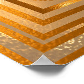 Golden Sun Mandala - Warme Ansichten Poster (Ecke)