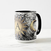 Golden Sun & Moon Tasse (VorderseiteRechts)