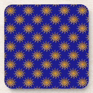 Golden Sun Pattern von Shirley Taylor Getränkeuntersetzer
