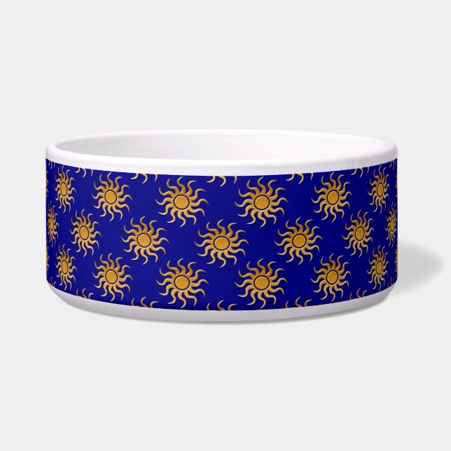 Golden Sun Pattern von Shirley Taylor Napf (Vorderseite)