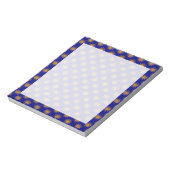 Golden Sun Pattern von Shirley Taylor Notizblock (Rotiert)