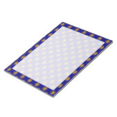 Golden Sun Pattern von Shirley Taylor Notizblock (angewinkelt)