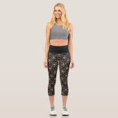 Golden Sun Retro Capri Leggings (Vorderseite)