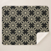 Golden Sun Retro Sherpadecke (Vorderseite (Horizontal))