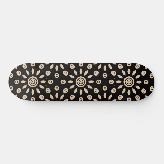 Golden Sun Retro Skateboard (Horizontal)