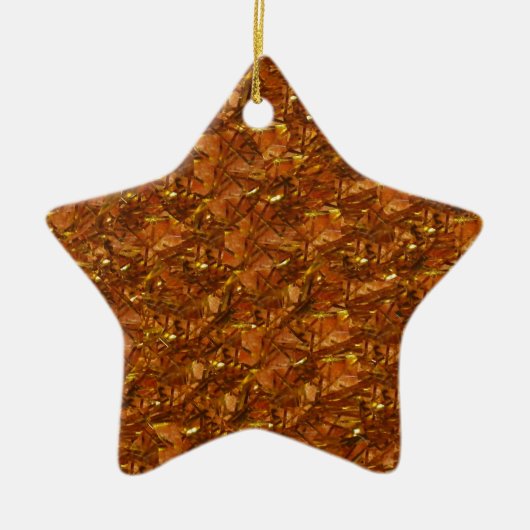 Golden Sun Star Ornament (Vorne)