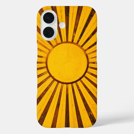 Golden Sunburst Case-Mate iPhone Hülle (Rückseite)