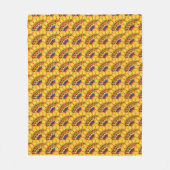Golden sunburst  fleecedecke (Vorderseite)