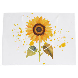Golden Sunburst Große Geschenktüte