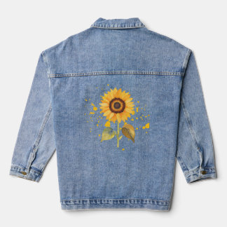 Golden Sunburst Jeansjacke