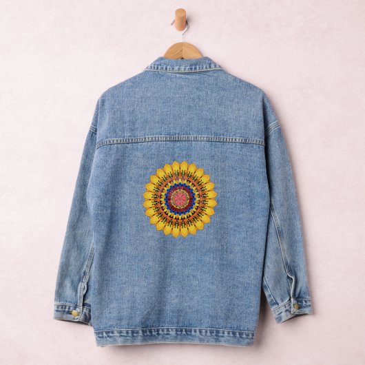 Golden sunburst jeansjacke (Hangar)