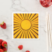 Golden Sunburst Serviette (Beispiel)
