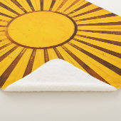 Golden Sunburst Sherpadecke (3/4)