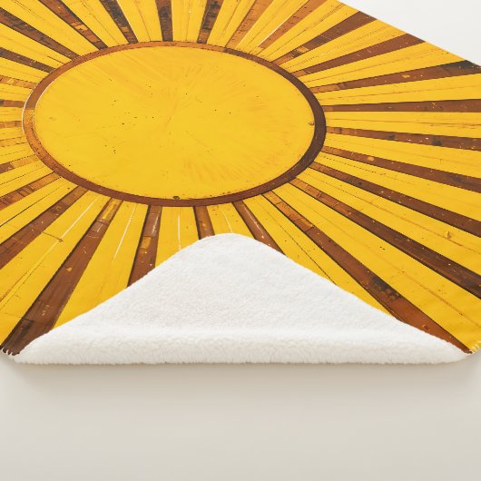 Golden Sunburst Sherpadecke (3/4)