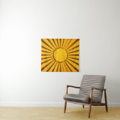 Golden Sunburst Wandteppich (Beispiel (Horizontal))