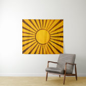 Golden Sunburst Wandteppich (Beispiel (Horizontal))