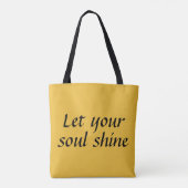 Golden Sunflower Bliss Tasche (Rückseite)