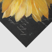 Golden Sunflower Bouquet Dekoupage Seidenpapier (Ausschnitt)