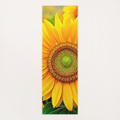 Golden Sunflower Field Serenity Design Yogamatte (Rückseite)