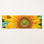 Golden Sunflower Field Serenity Design Yogamatte (Vorderseite (Horizontal))