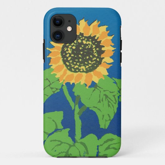 Golden Sunflower iPhone Case-Mate Barely Dort Case-Mate iPhone Hülle (Rückseite)